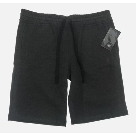 Colosseum Athletics Men's Charcoal Fleece Lined Elastic Waist Shorts Size Medium - Picture 1 of 2